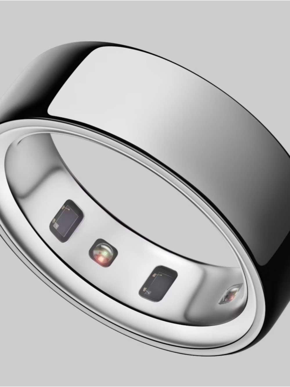 Oura Ring 4 Silver Size 6